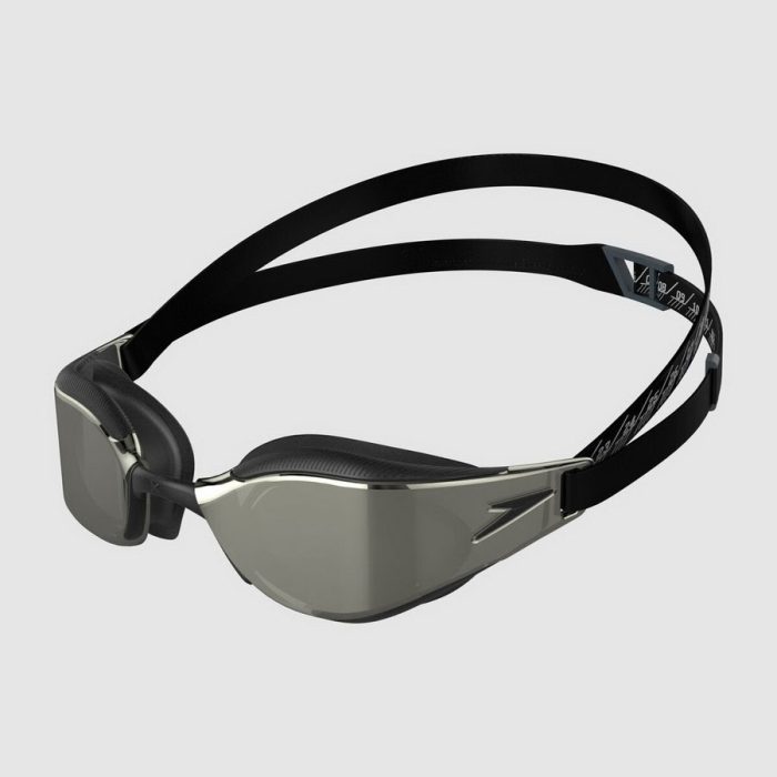 Speedo Fastskin Hyper Elite Mirror Black Grey - Image 1