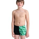 Arena B Logo Graphic Short Green Black