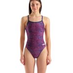 Arena W Snakeskin Challenge Back Navy Red