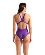 Arena W Ribbed Swim Pro Back Violet - Slika 2