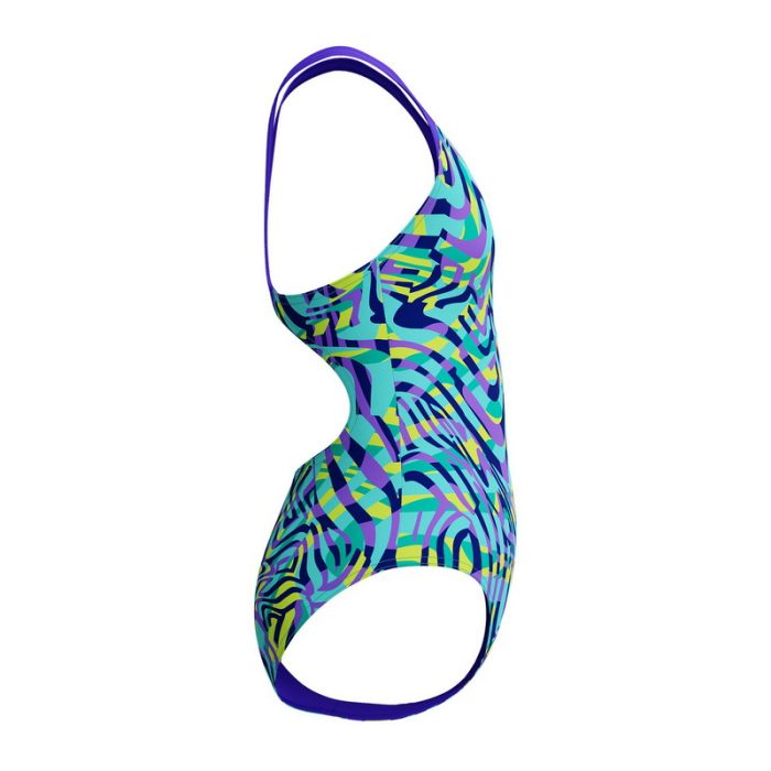 Speedo Allover Splashback Green Purple - Image 4