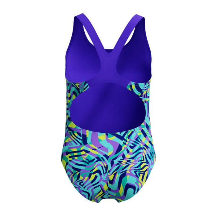 Speedo Allover Splashback Green Purple - Image 2