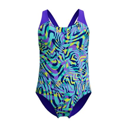 Speedo Allover Splashback Green Purple