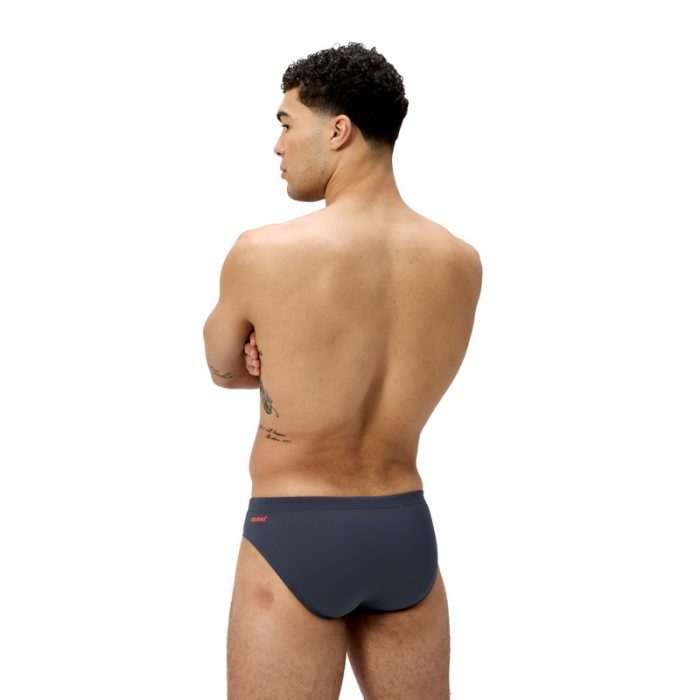 Speedo Hyper Boom Splice Brief Grey Red - Image 2
