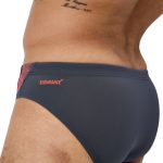 Speedo Hyper Boom Splice Brief Grey Red - Image 4