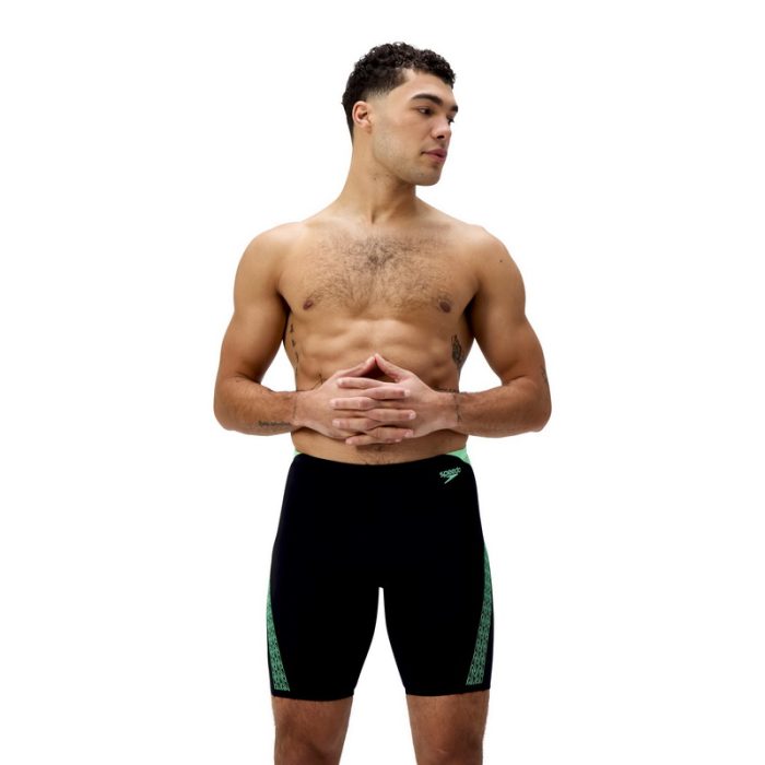 Speedo Hyper Boom Splice Jammer Black Green - Image 2