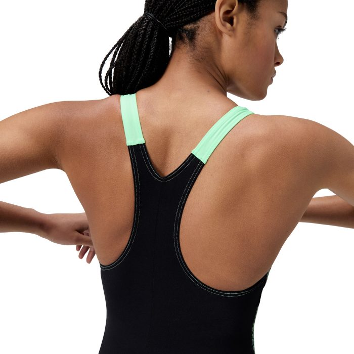 Speedo Placement Laneback Black - Image 4