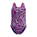 Speedo Allover Leaderback Pink Black