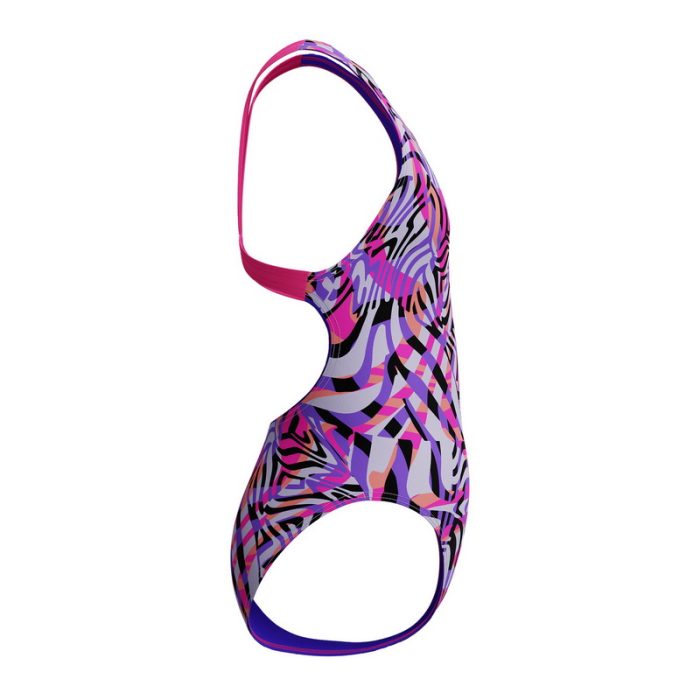 Speedo Allover Leaderback Pink Black - Image 3