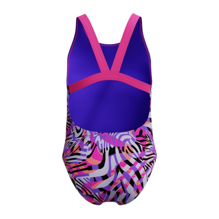Speedo Allover Leaderback Pink Black - Image 2