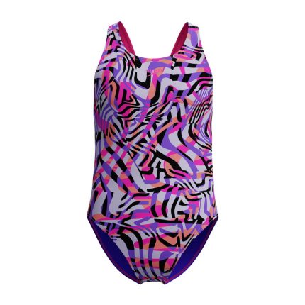 Speedo Allover Leaderback Pink Black
