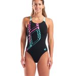 Arena W Graphic Maxi Logo Black Water