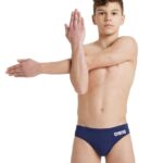 Arena B Solid Navy Brief