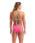 Arena W Solid Tie Back Shocking Pink - Slika 2