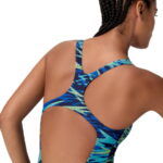 Speedo Hyper Boom Printed Medalist Blue Green - Slika 5