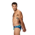 Speedo Hyperboom Printed Brief Navy Blue - Slika 3