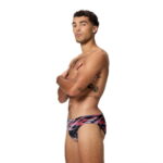 Speedo Hyperboom Printed Brief Black Red - Slika 3