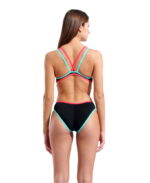 Arena W One Double Cross Back Coral - Slika 2