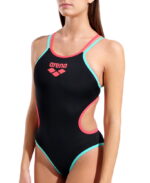 Arena W One Double Cross Back Coral - Slika 4