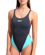 Arena W Team Solid Swim Tech Asphalt Water - Slika 4