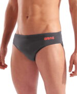 Arena M Team Solid Brief Asphalt Coral - Slika 4