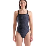 Arena W Snakeskin Challenge Back Black