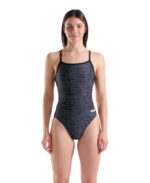 Arena W Snakeskin Challenge Back Black