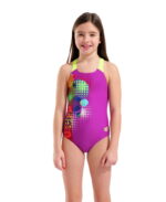 Arena G Dots Pro Back Fuchsia Lime