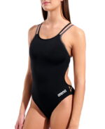 Arena W Solid Double Cross Back Black - Slika 4