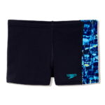 Speedo Printed Aquashort Junior Black Blue