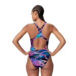 Speedo Hyper Boom Printed Medalist Blue Pink - Slika 2
