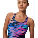 Speedo Hyper Boom Printed Medalist Blue Pink - Slika 4