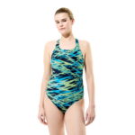 Speedo Hyper Boom Printed Medalist Green