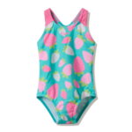 Speedo Infant Placement Turquoise Pink